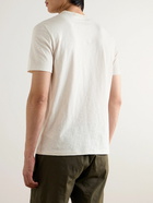 Theory - Essential Striped Cotton-Jersey T-Shirt - White