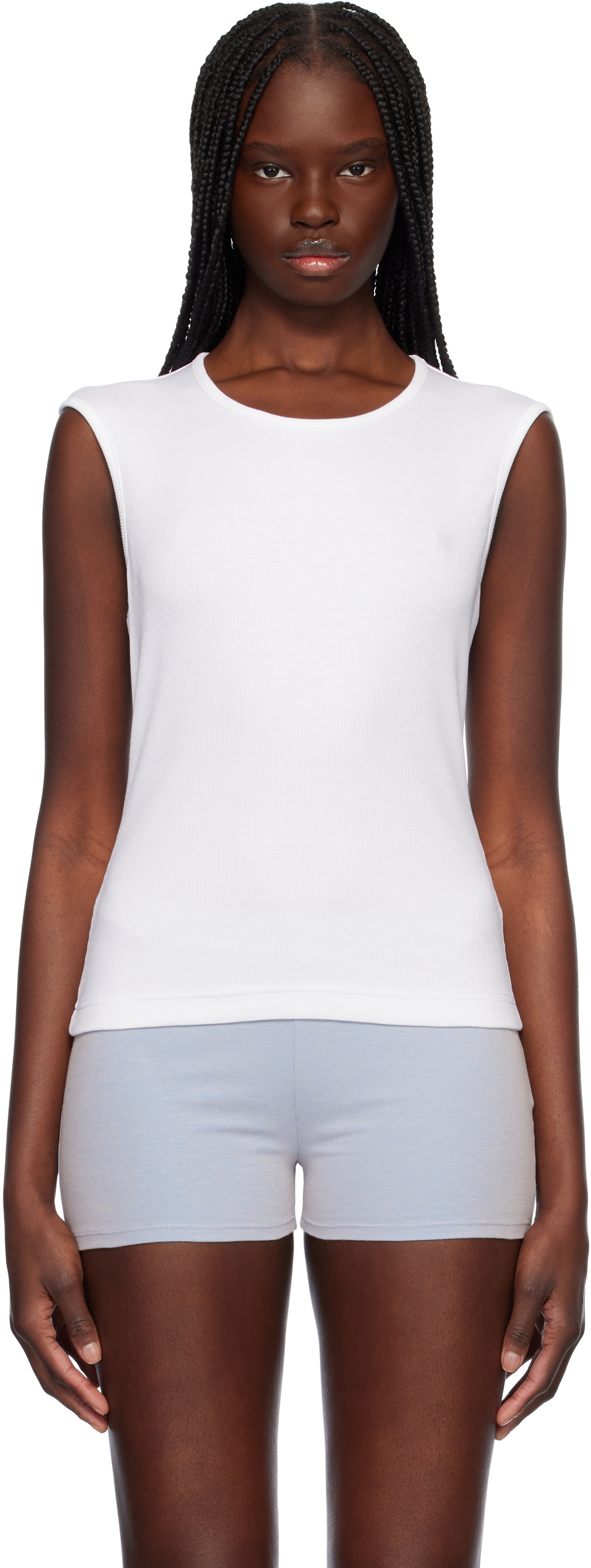 CDLP White Rib Vest T-shirt