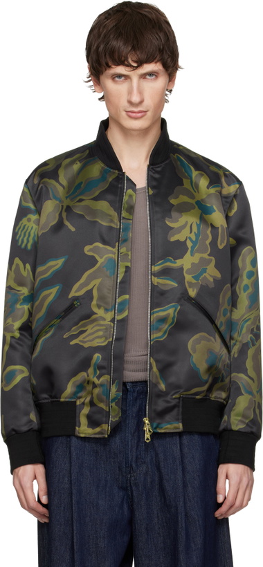 Photo: Paul Smith Brown Bohemia Print Bomber Jacket