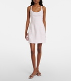 Faithfull Sanne gingham linen mini dress
