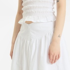 Peachy Den Women's Deba Midi Skirt in Porcelain