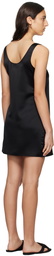 LESET Black Barb Minidress
