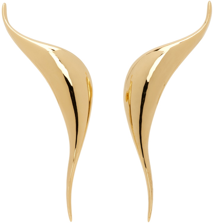 Photo: Mugler Gold Distorted Earrings
