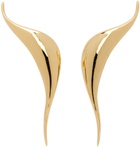 Mugler Gold Distorted Earrings