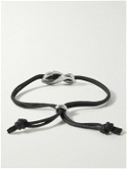 Lanvin - Silver-Tone and Leather Bracelet