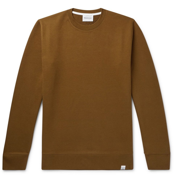 Photo: Norse Projects - Vagn Loopback Cotton-Jersey Sweatshirt - Brown