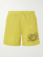 C.P. Company - Straight-Leg Mid-Length Swim Shorts - Yellow