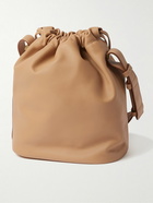 SAINT LAURENT - Logo-Debossed Leather Bucket Bag