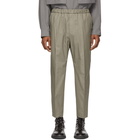 Jil Sander Green Classic Trousers