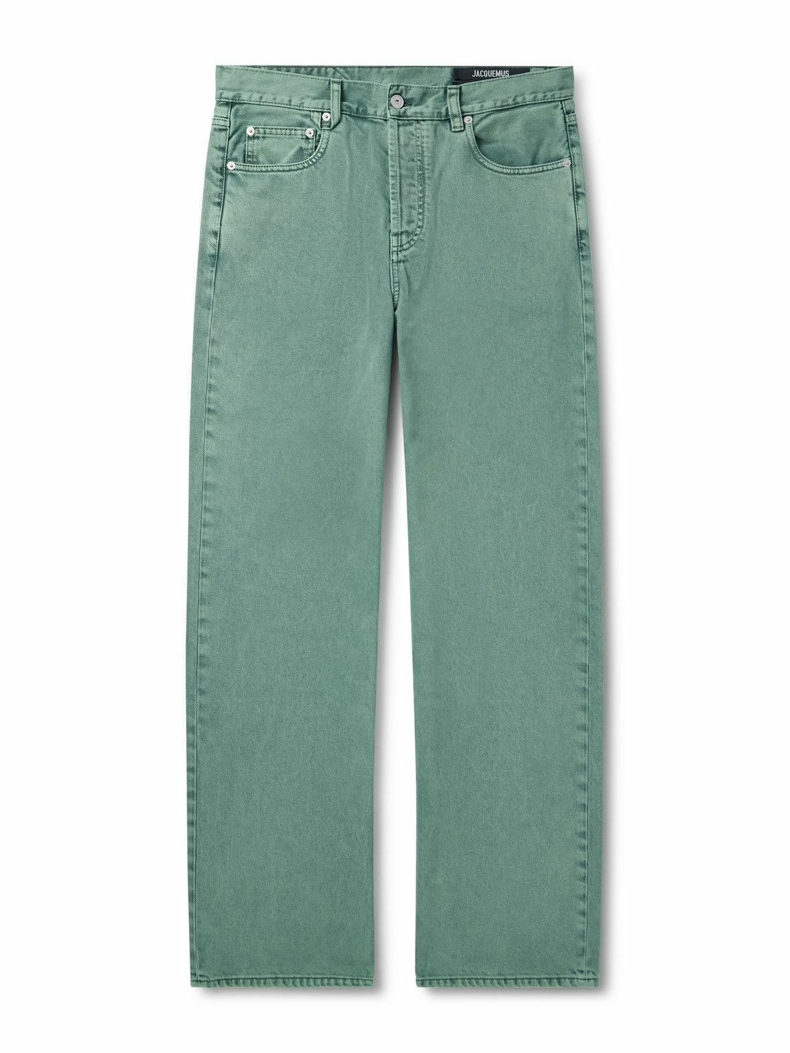 Jacquemus Le Pantalon Marzio Wide-leg Trousers Light Grey Jacquemus