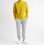 MR P. - Slim-Fit Melangé Wool and Cashmere-Blend Sweatpants - Gray