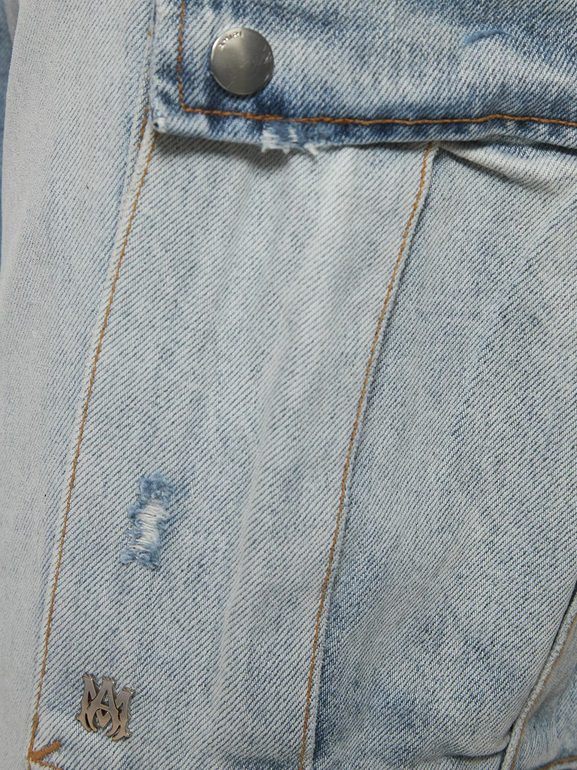 AMIRI FLARED QUILTED TIE DYE CARGO PANTS