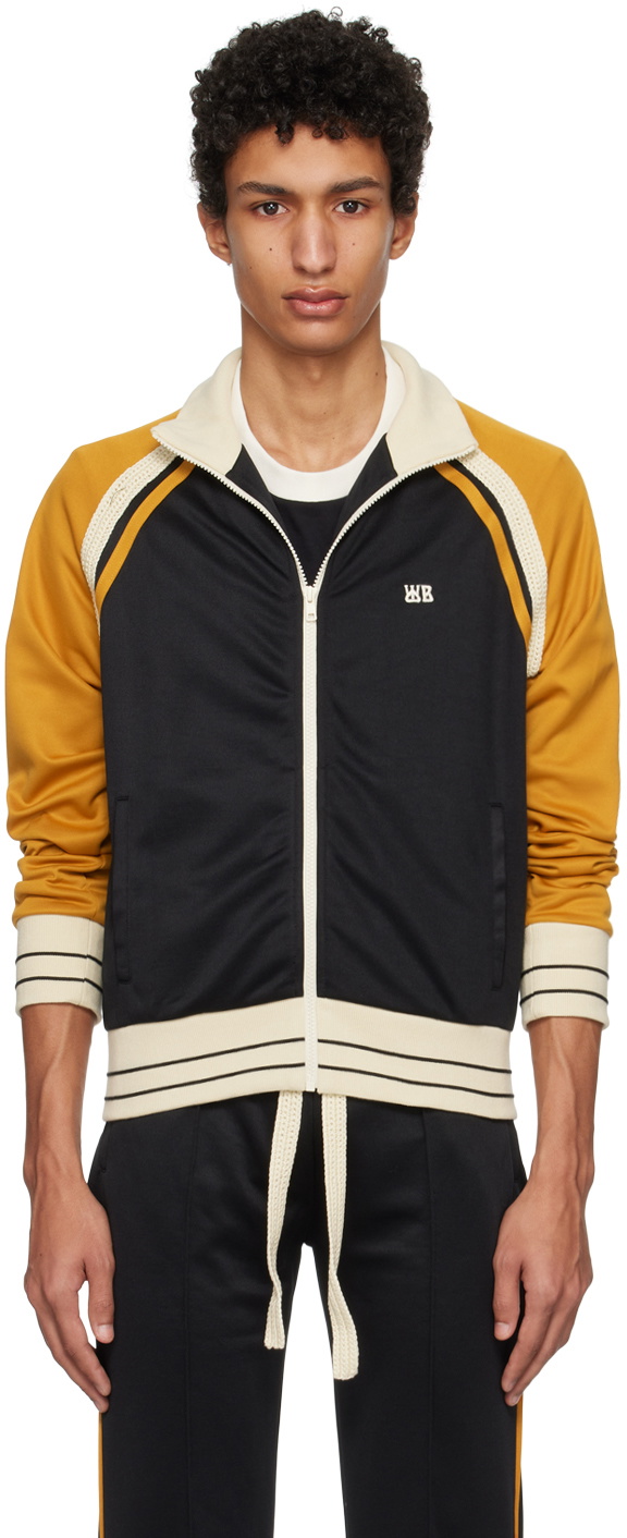 Wales Bonner SSENSE Exclusive Black Percussion Track Jacket Wales Bonner