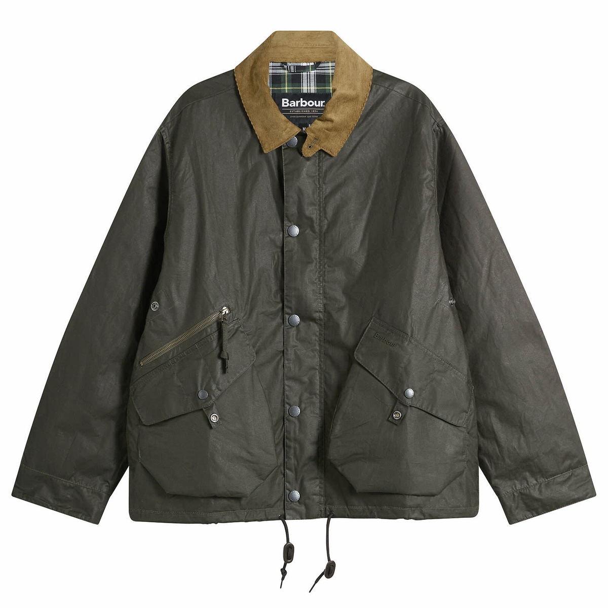 Barbour x Engineered Garments Graham Wax Jacket Olive Barbour