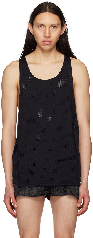Photo: OVER OVER Black Racing Tank Top