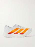 ADIDAS RUNNING - Adizero Adios Pro 4 Rubber-Trimmed Ripstop Running Sneakers - White