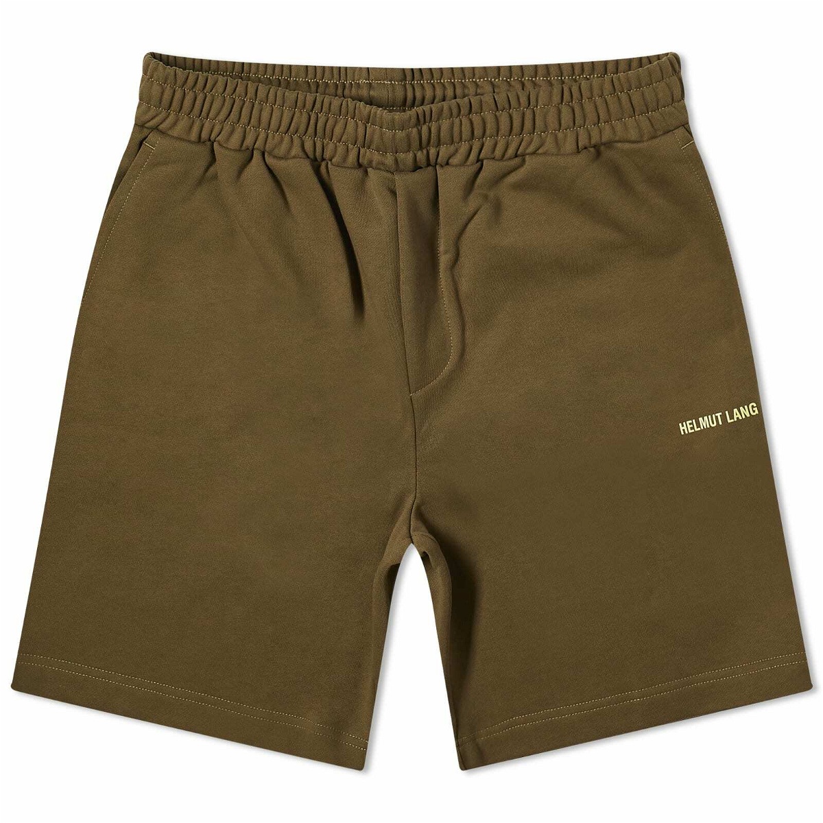 Photo: Helmut Lang Men's Outer Space Sweat Shorts in Olive