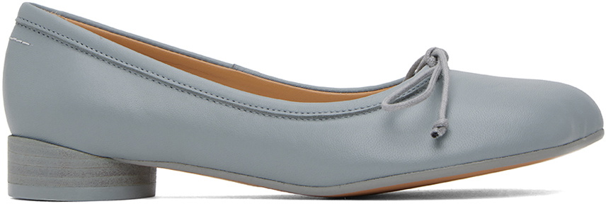 MM6 Maison Margiela Blue Anatomic Ballet Flats MM6 Maison