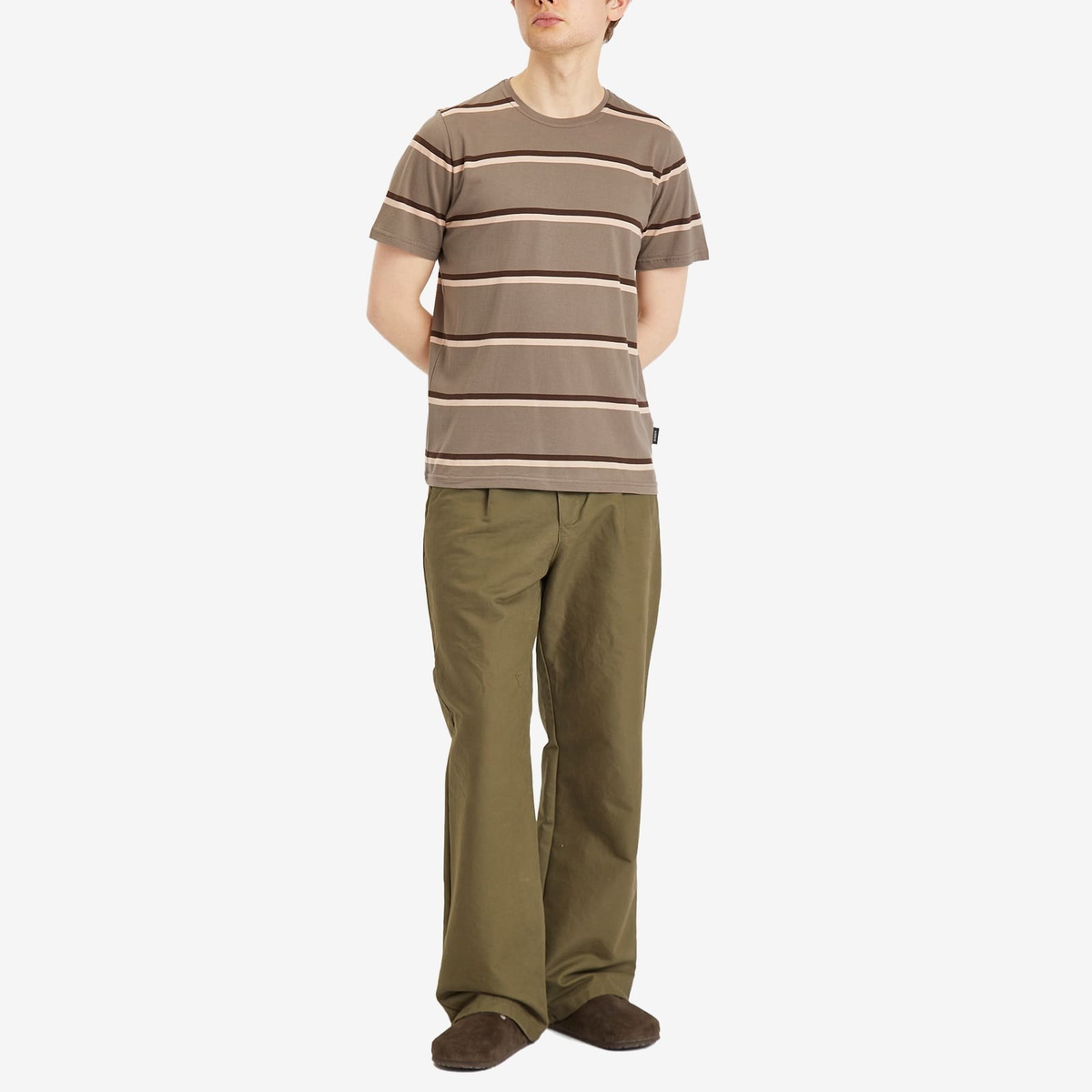 Oliver Spencer Men's Conduit T-Shirt in Mocha Brown