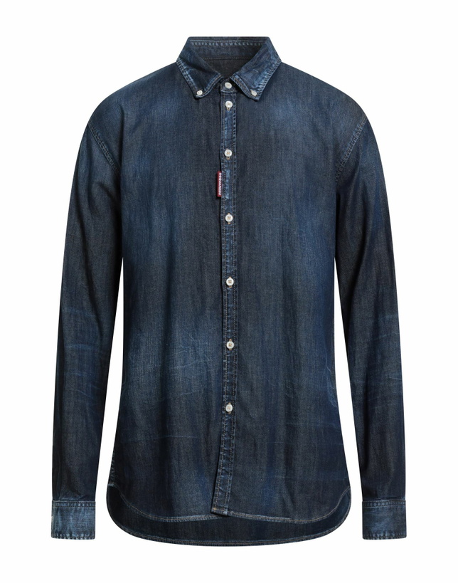 Photo: Dsquared2 Mens Denim shirt in Blue