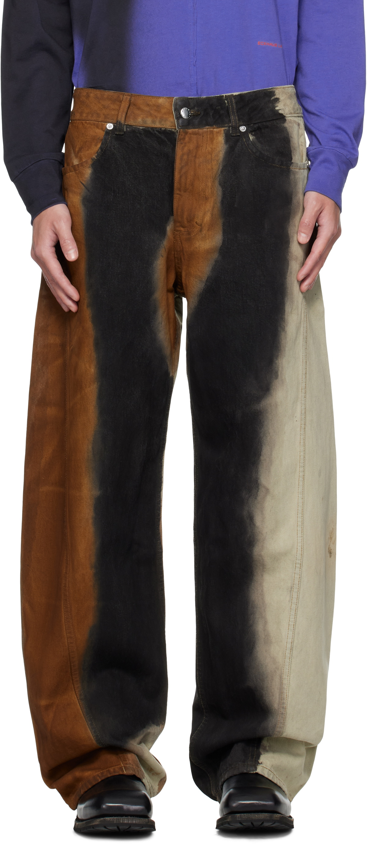 Eckhaus Latta Multicolor Bend Jeans