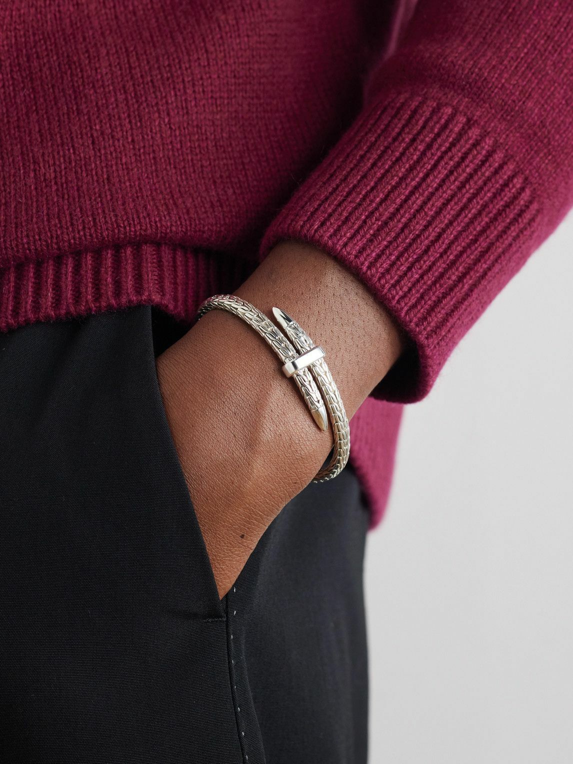 John Hardy - Spear Sterling Silver Cuff - Silver