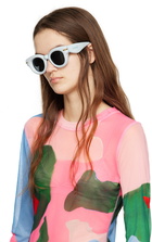 LOEWE Blue Inflated Round Sunglasses
