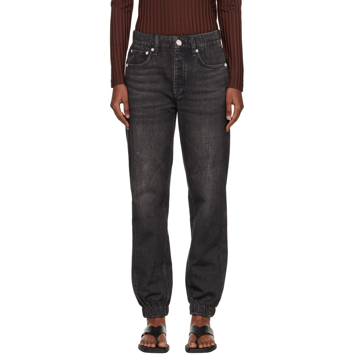 rag & bone Black rb Miramar Jogger Jeans