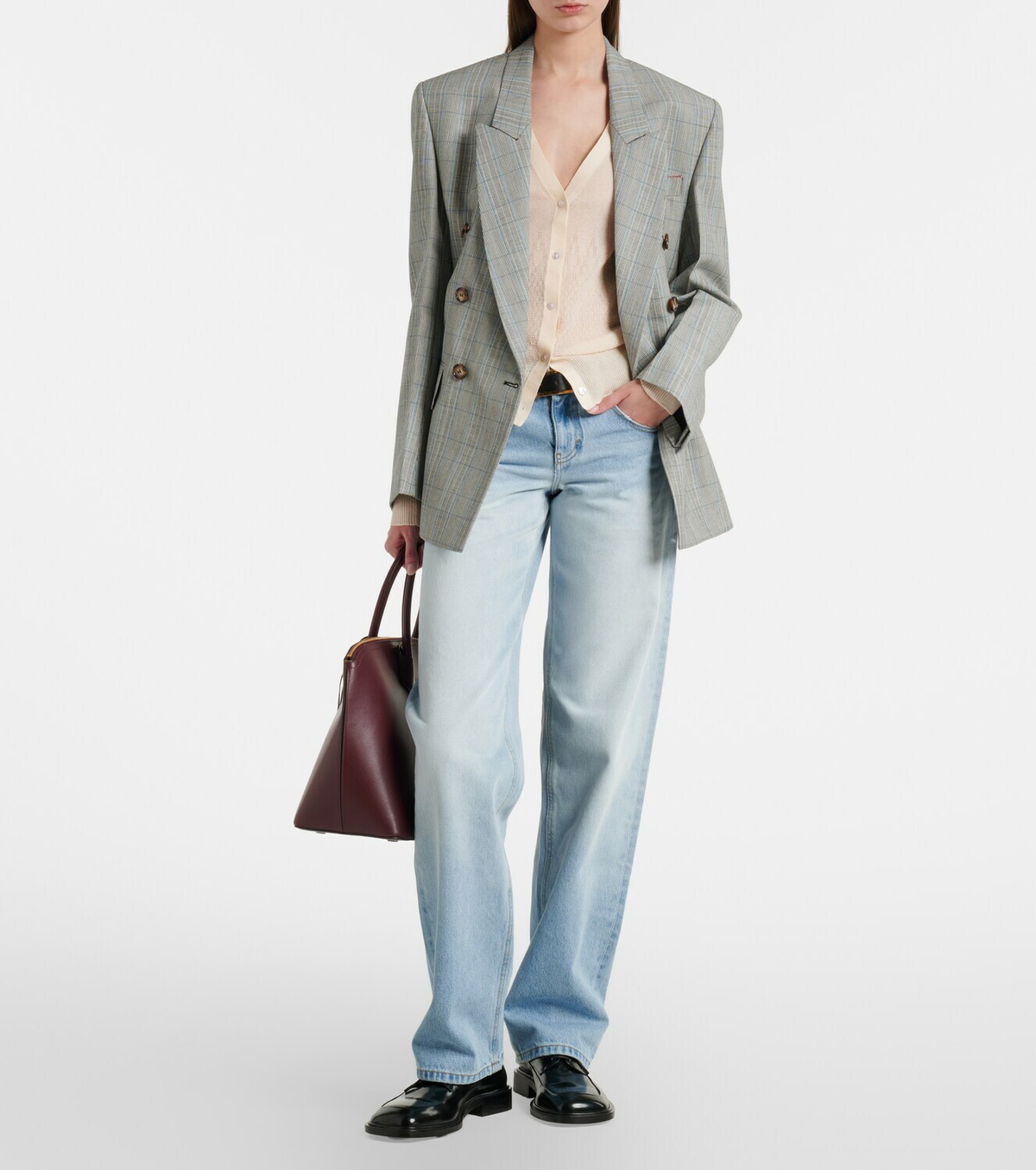 Victoria Beckham Cotton-blend cardigan