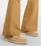 Loro Piana Charms Walk embellished suede mules