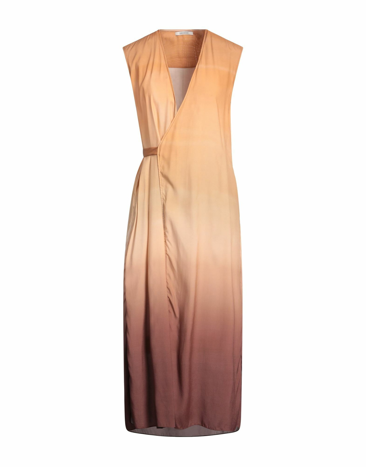 Gauchere Womens Midi dress Apricot