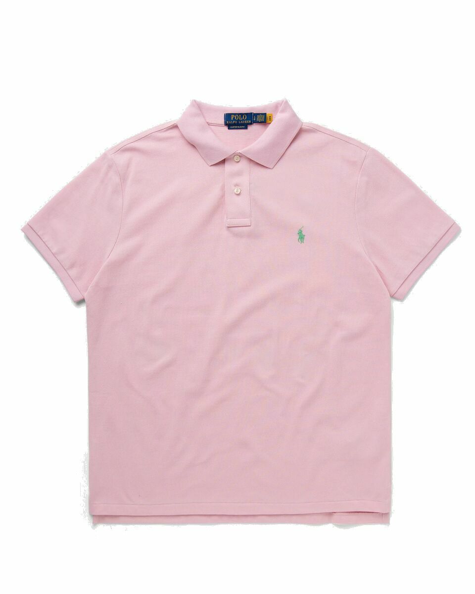 Photo: Polo Ralph Lauren Sskccmslm1 Short Sleeve Knit Pink - Mens - Polos