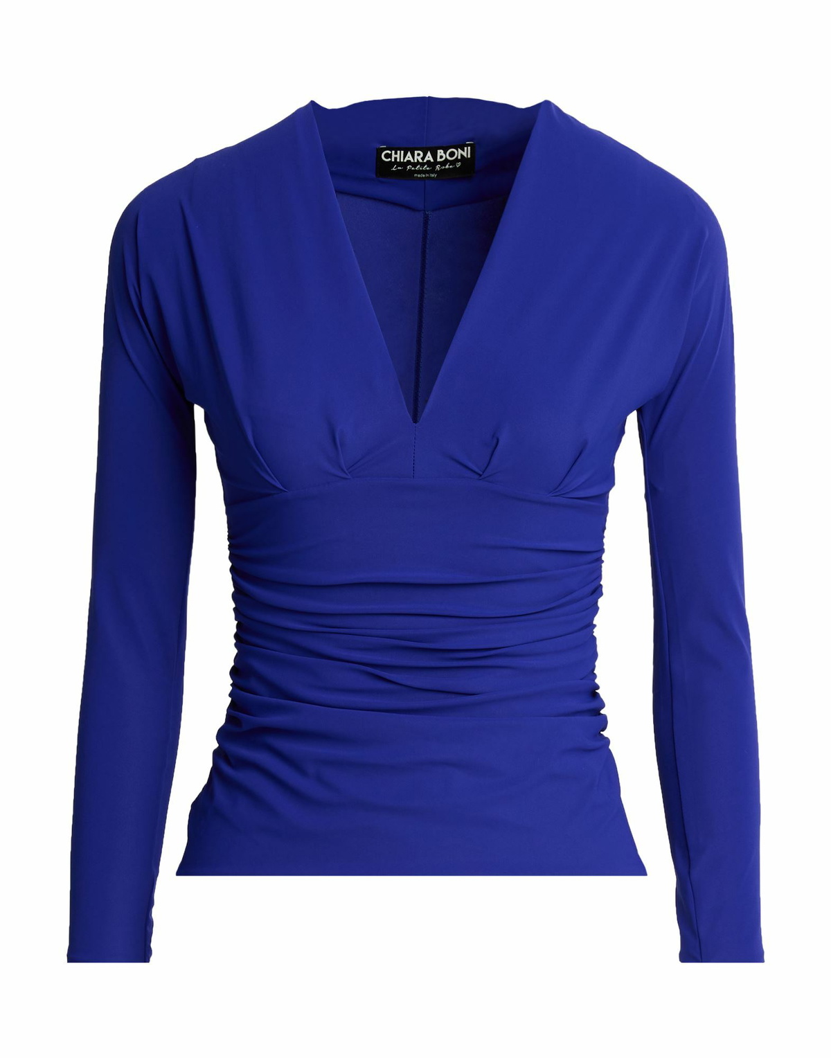 Chiara Boni La Petite Robe Womens Top Bright in Blue