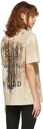 1017 ALYX 9SM Tan Graphic T-Shirt