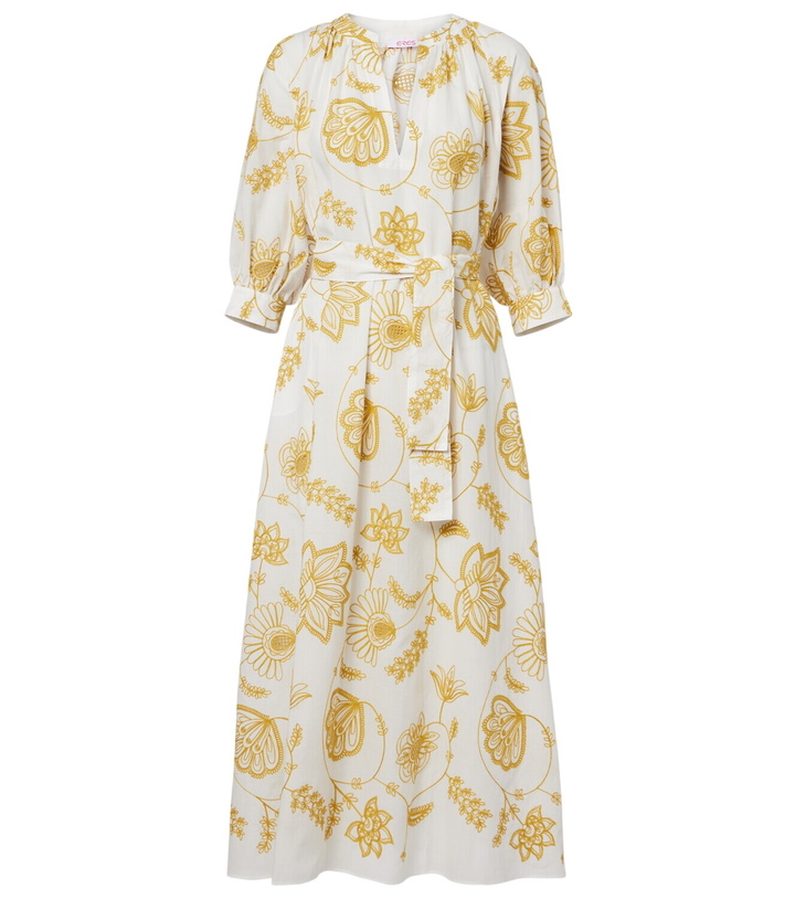 Photo: Eres Anjana embroidered cotton-blend midi dress