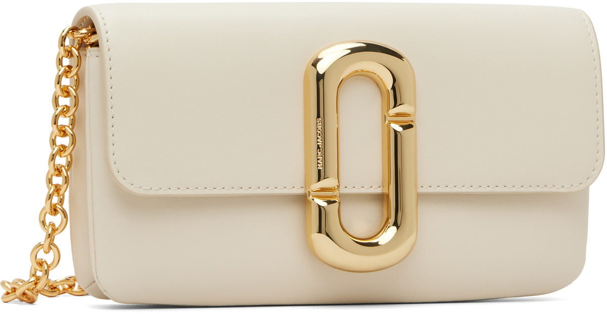 Marc Jacobs Off-White Scene Wallet On Chain Bag