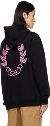 Burberry Black Oak Leaf Crest Hoodie