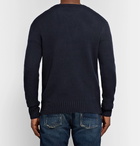 Ralph Lauren Purple Label - Bear-Intarsia Cashmere Sweater - Men - Navy