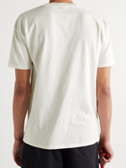 BODE - Logo-Embroidered Cotton-Jersey T-Shirt - Neutrals
