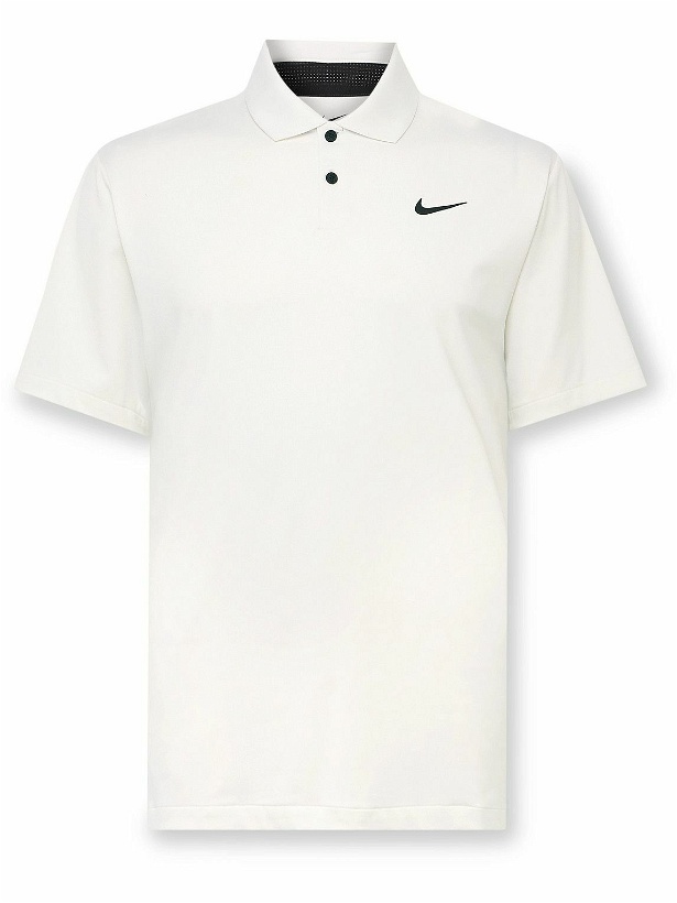 Photo: Nike Golf - Tour Logo-Print Dri-FIT Golf Polo Shirt - White