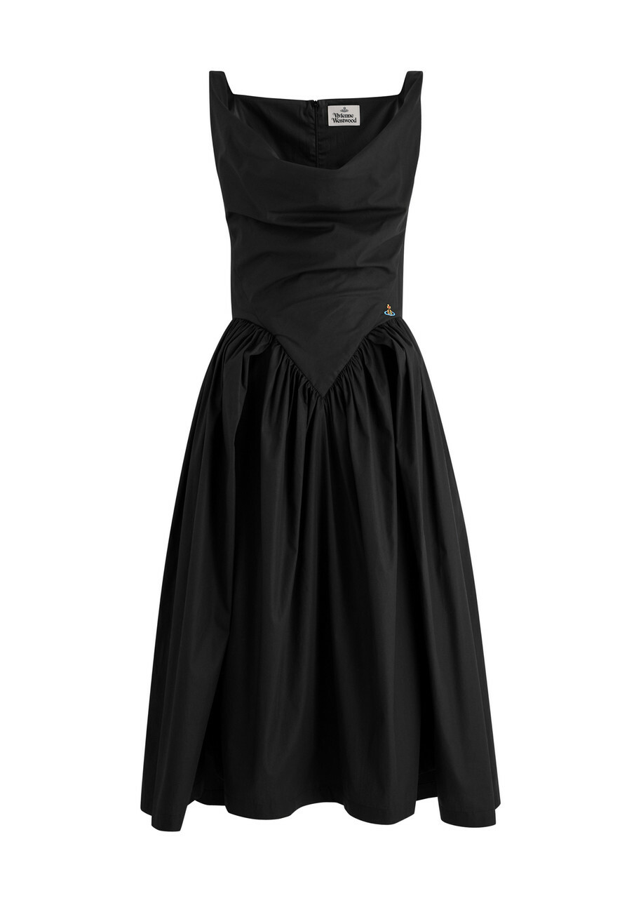 VIVIENNE WESTWOOD - Liz Sleeveless Velvet Midi Dress