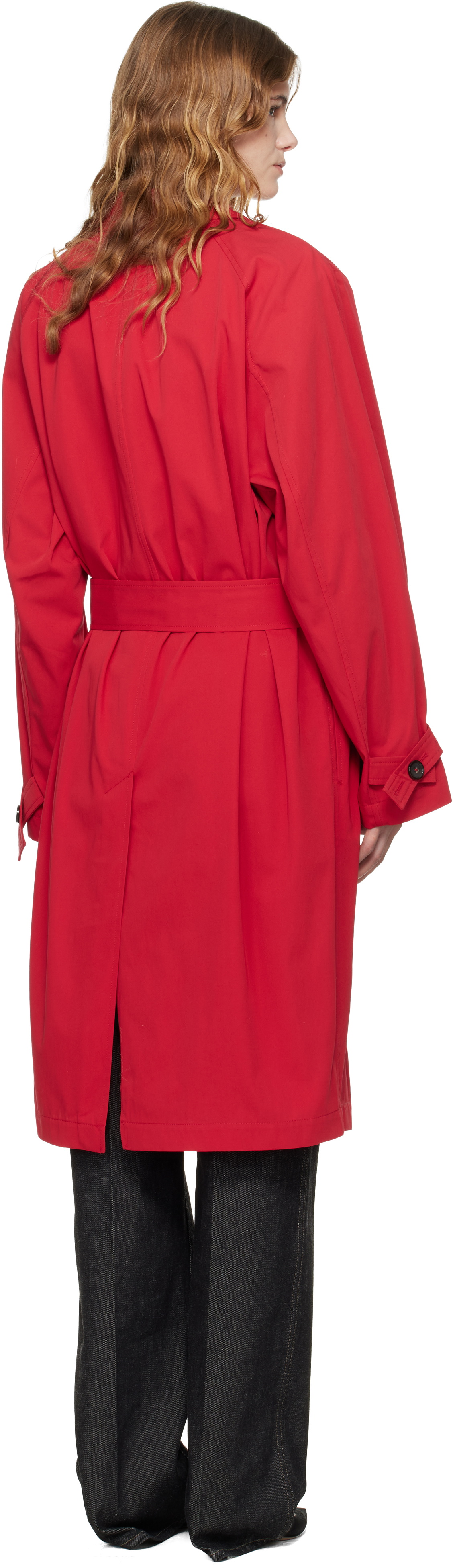 TOTEME Red Light Spring Trench Coat Toteme