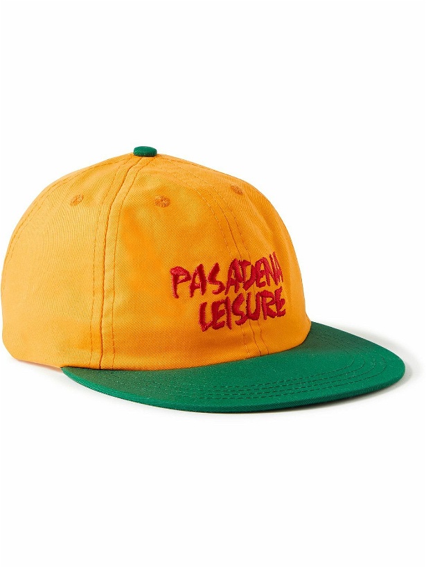 Photo: Pasadena Leisure Club - Embroidered Cotton-Twill Baseball Cap