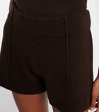 Jardin des Orangers Wool and cashmere shorts