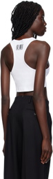 VTMNTS White Barcode Tank Top