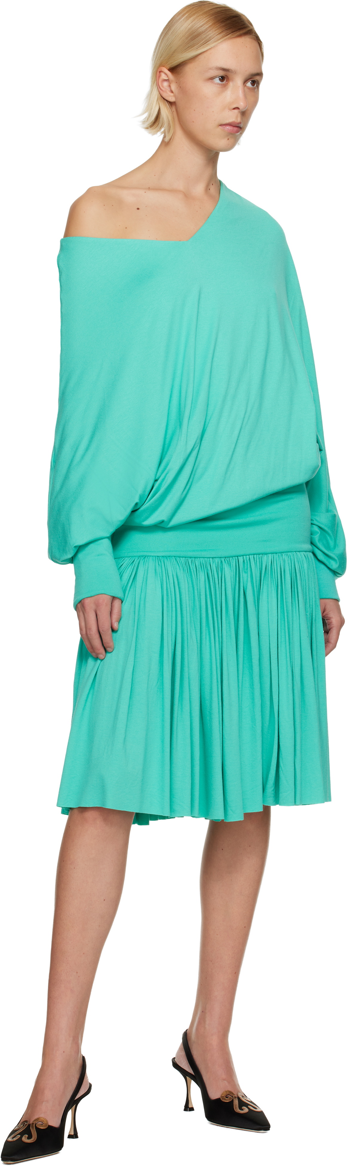 Nicklas Skovgaard Green Sascha Midi Dress