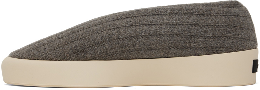 Fear of God Taupe Moc Knit Low Sneakers