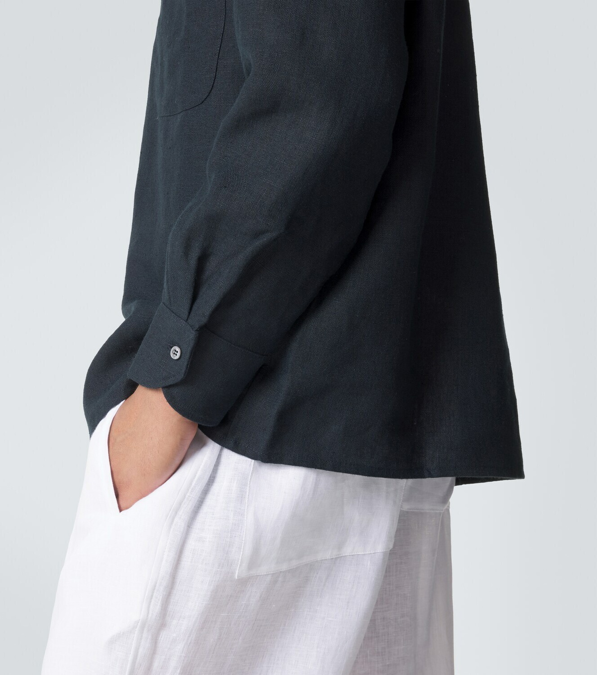 Saman Amel Linen overshirt