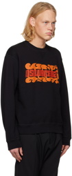 Dsquared2 Black Surf Fire Sweatshirt