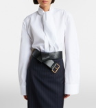 Givenchy Tie-neck cotton shirt
